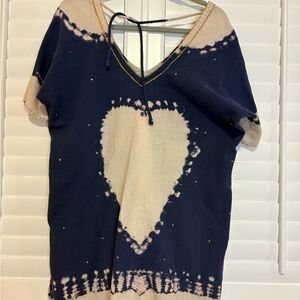 NATURAL LIFE Navy and Cream Tunic